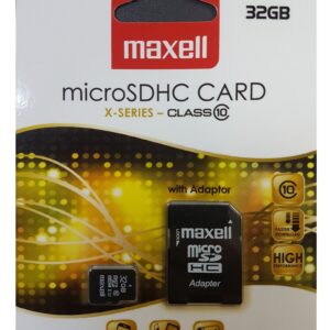 Карта памет Maxell micro SDHC, 32GB, Class 10, с преходник CL10 - Image 1