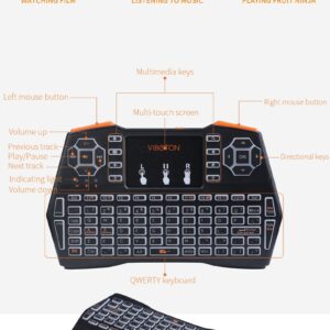 Геймърска безжична клавиатура и мишка за android, windows, ios и други устройства - Image 6