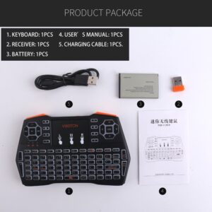 Геймърска безжична клавиатура и мишка за android, windows, ios и други устройства - Image 4