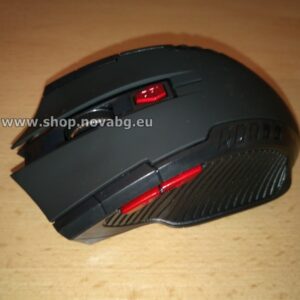 Безжична оптична гейминг мишка 2.4GHz Wireless с 6 бутона - черна - Image 12