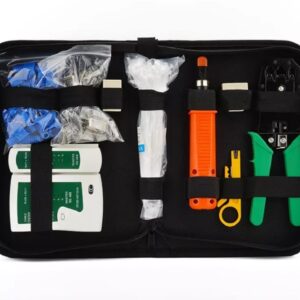 Комплект инструменти за кримпване и тестване на мрежови кабели - Image 1