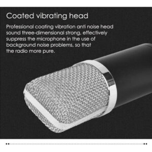 Кондензаторен студиен микрофон BM-700, Универсален, Пълен комплект - Image 7