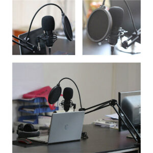 Кондензаторен студиен микрофон BM-700, Универсален, Пълен комплект - Image 5