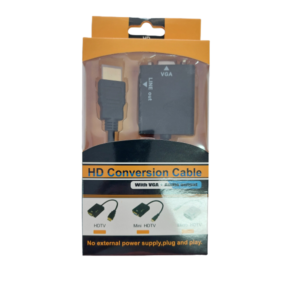 Конвертор HDMI към VGA, Преобразувател, С 3.5мм аудио кабел - Image 2