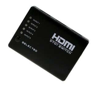 Мини HDMI превключвател 5в1, с дистанционно, 1080P - Image 4