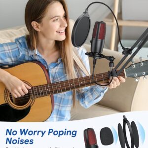 Студио микрофон Trusiner ME3, Сензор за заглушаване, Метално рамо, За запис, Излъчване на живо - Image 9