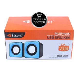 Тонколони за компютър или лаптоп, Kisonli, V310, 3W, USB - Image 2