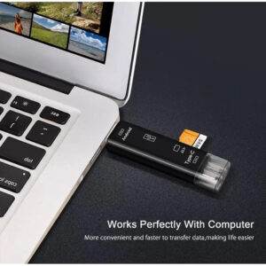 USB хъб и Card Reader Combo 5, 5 в 1, Type C, Usb, Micro Usb, Tf, SD - Image 5