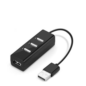 USB хъб 1TECH с 4 порта, Черен - Image 2