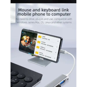 Високоскоростен USB Type C Хъб Combo 4TC, 4 USB порта, USB 3.0 - Image 7